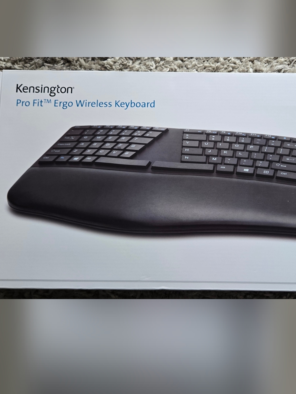 Kensington Pro Fit Ergo Wireless Keyboard - Black
